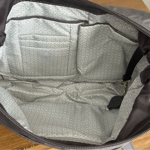 Travelon Women's Anti-Theft Essentials East/West Small Hobo Handbag - Picture 8 of 11